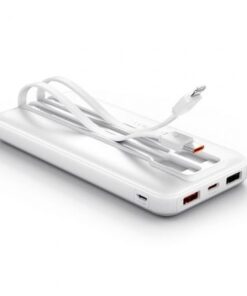 Alternative view of Powerbank 10000mah vention fhow0/ 22.5w/ blanca/ incluye cable usb tipo-c y lightning