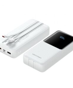Alternative view of Powerbank 20000mah vention fhpw0/ 22.5w/ blanca/ incluye cable usb tipo-c y lightning