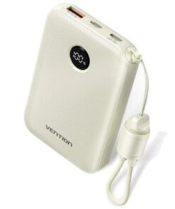 Powerbank 10000mah vention fkan0-c/ 22.5w/ gris/ incluye cable usb tipo-c