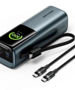 Powerbank 20000mah vention fkfh0/ 165w/ gris/ incluye cable usb tipo-c