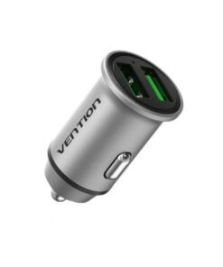 Cargador de coche vention ffah0/ 2xusb/ 18w