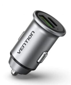 Cargador de coche vention ffbh0/ 1xusb-tipo c/ 1xusb/ 20w