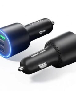 Cargador de coche vention ffpb0/ 2xusb-tipo c/ 1xusb/ 165w