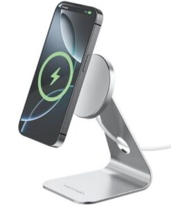 Base de carga inalámbrica/ magsafe vention fghif/ 1m/ 15w/ plateado