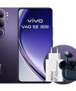 Smartphone vivo v40 se 80w 8gb/ 256gb/ 6.67"/ 5g/ negro