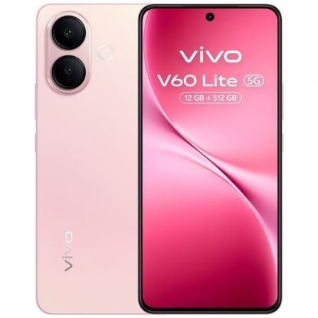 Smartphone vivo v60 lite 12gb/ 512gb/ 6.77"/ 5g/ rosa