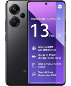 Smartphone xiaomi redmi note 13 pro+ 12gb/ 512gb/ 6.67"/ 5g/ negro