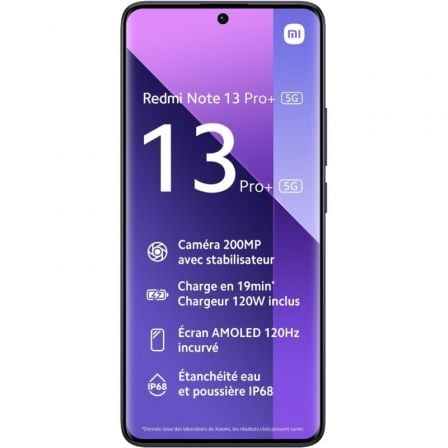 Smartphone xiaomi redmi note 13 pro+ 12gb/ 512gb/ 6.67"/ 5g/ negro - Imagen 2