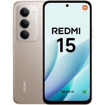 Smartphone xiaomi redmi 15 6gb/ 128gb/ 6.9"/ gris
