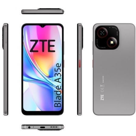 Smartphone zte blade a35e 2gb/ 32gb/ 6.52"/ gris oscuro - Imagen 3