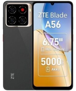 Smartphone zte blade a56 4gb/ 64gb/ 6.75"/ negro