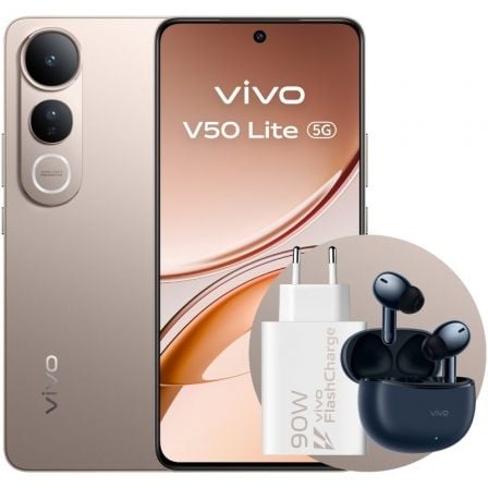 Smartphone vivo v50 lite 8gb/ 256gb/ 6.77"/ 5g/ oro titanio