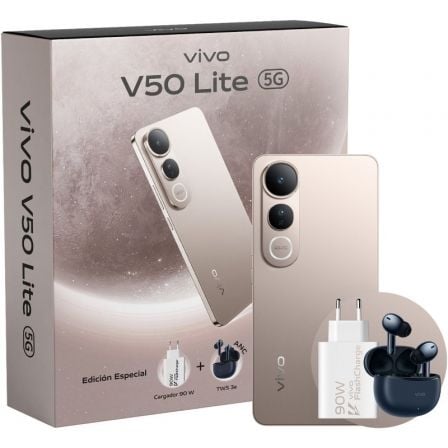 Smartphone vivo v50 lite 8gb/ 256gb/ 6.77"/ 5g/ oro titanio - Imagen 5