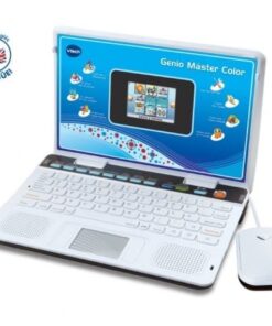 Portátil infantil vtech genio máster color bilingüe/ azul