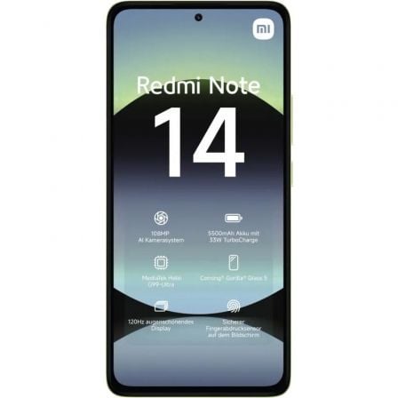 Smartphone xiaomi redmi note 14 8gb/ 256gb/ 6.67"/ verde - Imagen 2