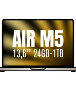 Apple macbook air 13,6"/ m5 10-core cpu/ 24gb/ 1tb ssd/ 10-core gpu/ blanco estrella