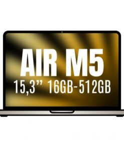 Apple macbook air 15,3"/ m5 10-core cpu/ 16gb/ 512gb ssd/ 10-core gpu/ blanco estrella