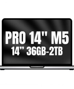 Apple macbook pro 14"/ m5 max 36-core cpu/ 36gb/ 2tb ssd/ 32-core gpu/ plata