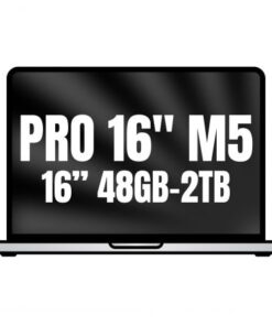 Apple macbook pro 16"/ m5 max 18-core cpu/ 48gb/ 2tb ssd/ 40-core gpu/ plata