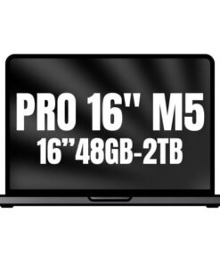 Apple macbook pro 16"/ m5 max 18-core cpu/ 48gb/ 2tb ssd/ 40-core gpu/ negro espacial