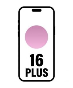 Smartphone apple iphone 16 plus 256gb/ 6.7"/ 5g/ rosa
