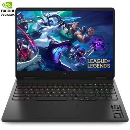Portátil gaming hp omen 16-an0011ns intel core ultra 7-255h/ 32gb/ 1tb ssd/ geforce rtx 5060/ 16"/ sin sistema operativo