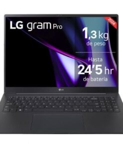 Portátil lg gram pro 16zd90sp-a.ax78b intel core ultra 7-155h/ 32gb/ 1tb ssd/ geforce rtx 3050/ 16"/ sin sistema operativo