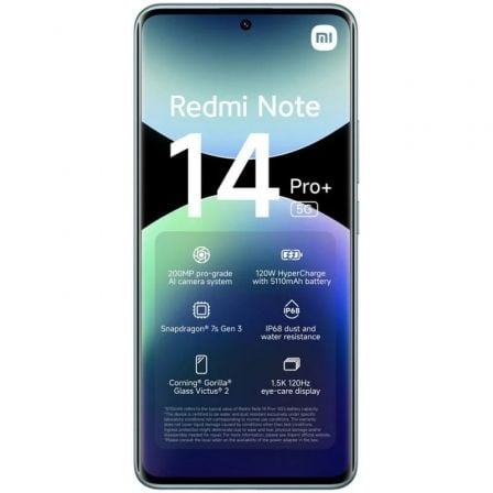 Smartphone xiaomi redmi note 14 pro+ 8gb/ 256gb/ 6.67"/ 5g/ azul - Imagen 2