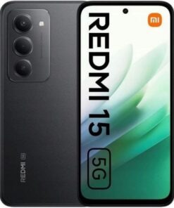 Smartphone xiaomi redmi 15 8gb/ 256gb/ 6.9"/ 5g/ negro