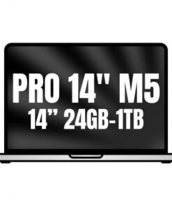 Apple macbook pro 14"/ m5 pro 15-core cpu/ 24gb/ 1tb ssd/ 16-core gpu/ plata