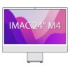 Apple imac 24" retina 4,5k / m4 10-core cpu/ 16gb/ 512gb ssd/ 10-core gpu/ plata