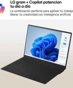 Alternative view of Portátil lg gram pro 16z90tr-e.ad88b intel core ultra 7-255h/ 32gb/ 1tb ssd/ geforce rtx 5050/ 16"/ win11