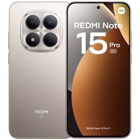 Smartphone xiaomi redmi note 15 pro 12gb/ 512gb/ 6.83"/ 5g/ titanio