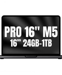 Apple macbook pro 16"/ m5 pro 18-core cpu/ 24gb/ 1tb ssd/ 20-core gpu/ negro espacial
