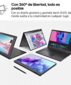 Alternative view of Portátil convertible lg gram pro 16t90tp-k.ad88b intel core ultra 7-255h/ 32gb/ 1tb ssd/ 16" táctil/ win11