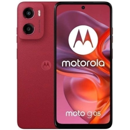 Smartphone motorola moto g05 4gb/ 256gb/ 6.67"/ rojo