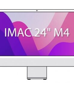 Apple imac 24" retina 4,5k / m4 10-core cpu/ 16gb/ 256gb ssd/ 10-core gpu/ cristal nanotexturizado/ plata