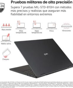 Portátil lg gram 14z95u-g.au85bn ryzen ai 7 450/ 32gb/ 512gb ssd/ 14"/ win11 - Imagen 3