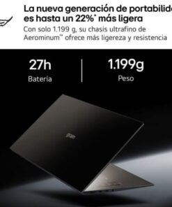 Portátil lg gram pro 16zd90u-g.ax85bn intel core ultra 7-355/ 32gb/ 512gb ssd/ 16"/ sin sistema operativo - Imagen 4