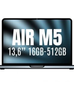 Apple macbook air 13,6"/ m5 10-core cpu/ 16gb/ 512gb ssd/ 8-core gpu/ azul