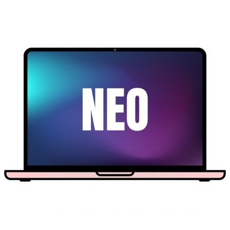 Apple macbook neo 13"/ a18 pro 6-core cpu/ 8gb/ 512gb ssd/ 5-core gpu/ touch-id/ rosa nube