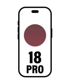 Smartphone apple iphone 18 pro 1tb/ 6.3"/ 5g/ burdeos