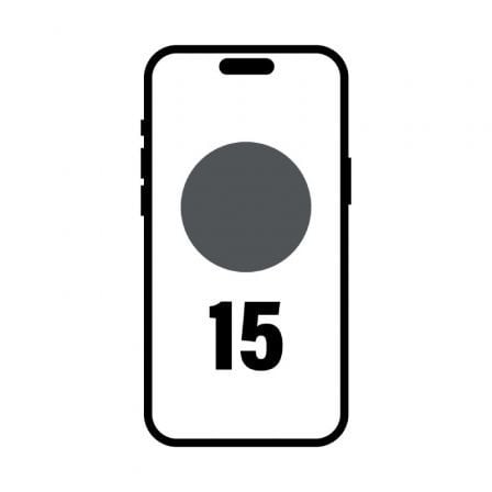 Smartphone apple iphone 15 256gb/ 6.1"/ 5g/ negro