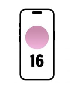 Smartphone apple iphone 16 128gb/ 6.1"/ 5g/ rosa