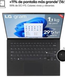 Alternative view of Portátil lg gram 14zb90s-g.ax55bn intel core ultra 5-115u/ 16gb/ 512gb ssd/ 14"/ sin sistema operativo