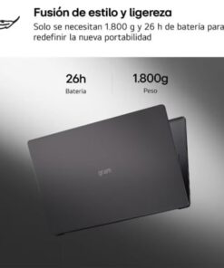 Portátil lg gram 16ud55u-g.ax55bn ryzen ai 5 430/ 16gb/ 512gb ssd/ 16"/ sin sistema operativo - Imagen 3