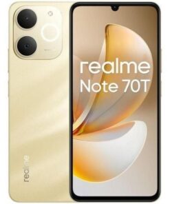 Smartphone realme note 70t 4gb/ 256gb/ 6.74"/ dorado playa