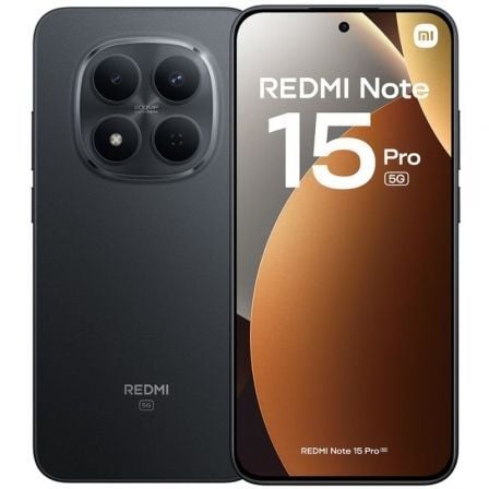 Smartphone xiaomi redmi note 15 pro 8gb/ 512gb/ 6.83"/ 5g/ negro