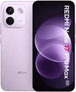 Smartphone xiaomi redmi note 17 pro max 8gb/ 512gb/ 6.83"/ 5g/ blanco y rosa algodón