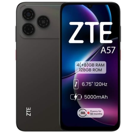 Smartphone zte a57 4gb/ 128gb/ 6.75"/ negro